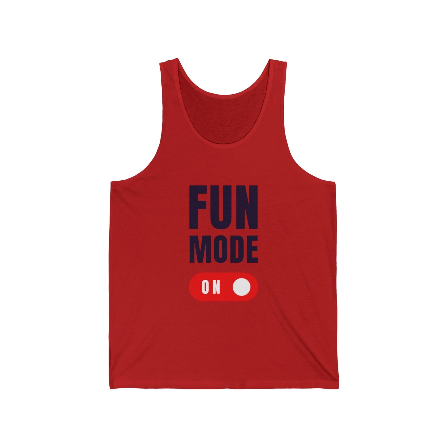 Fun Mode ON Graphic Jersey Tank